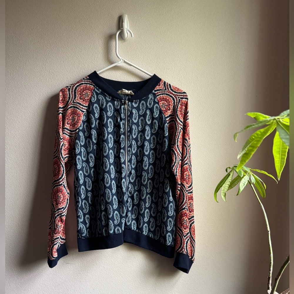 Paisley Bomber Jacket
